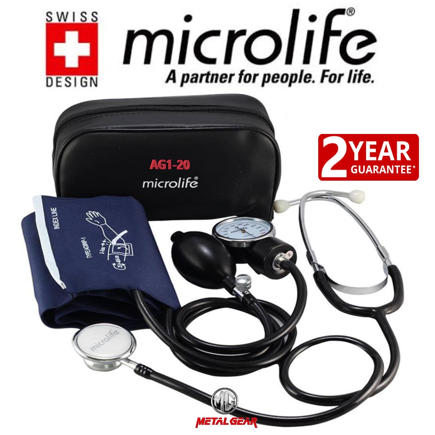Microlife Aneroid blood pressure kit BP AG1 20